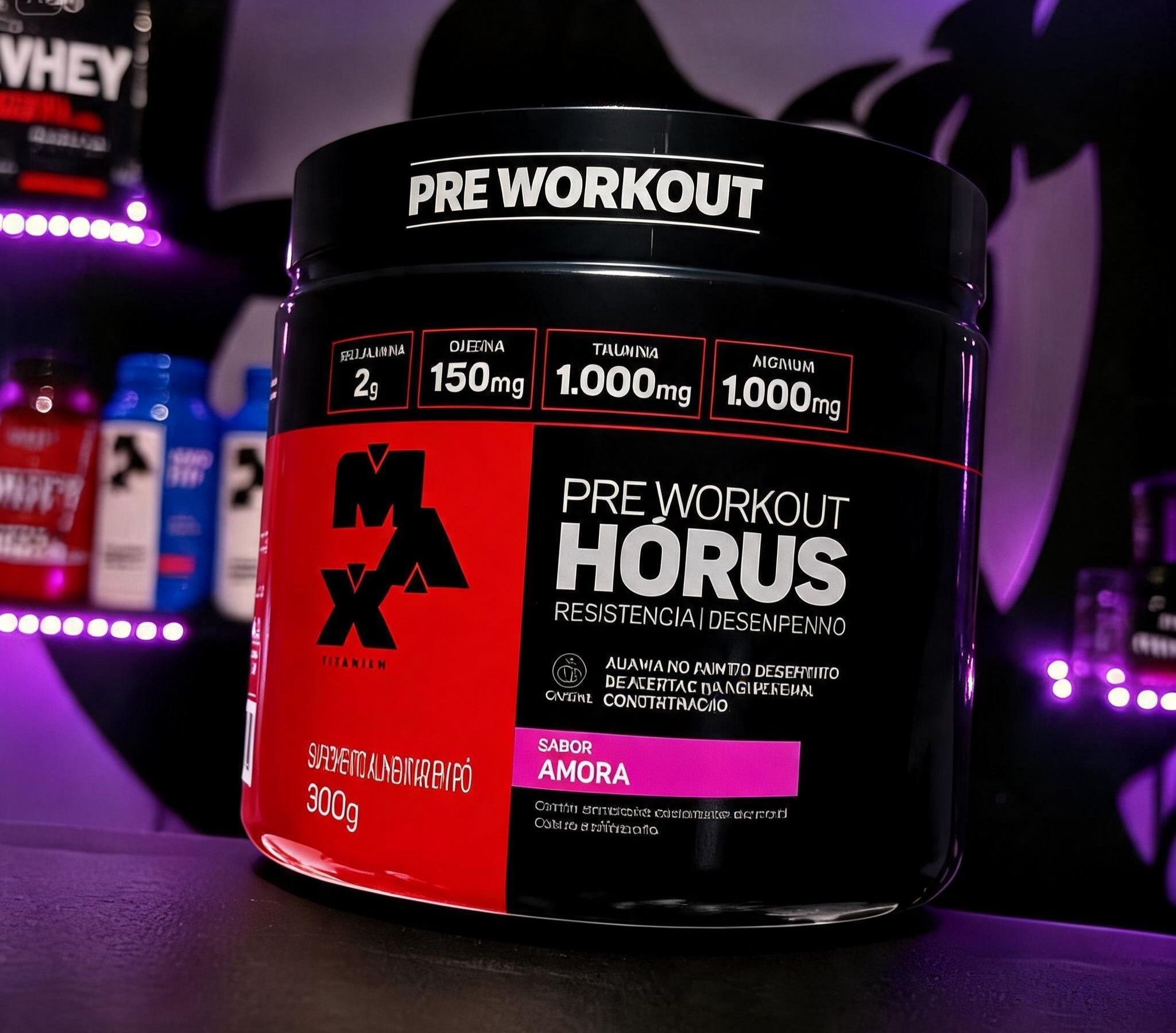 Pré-Treino Horus 300g - frente